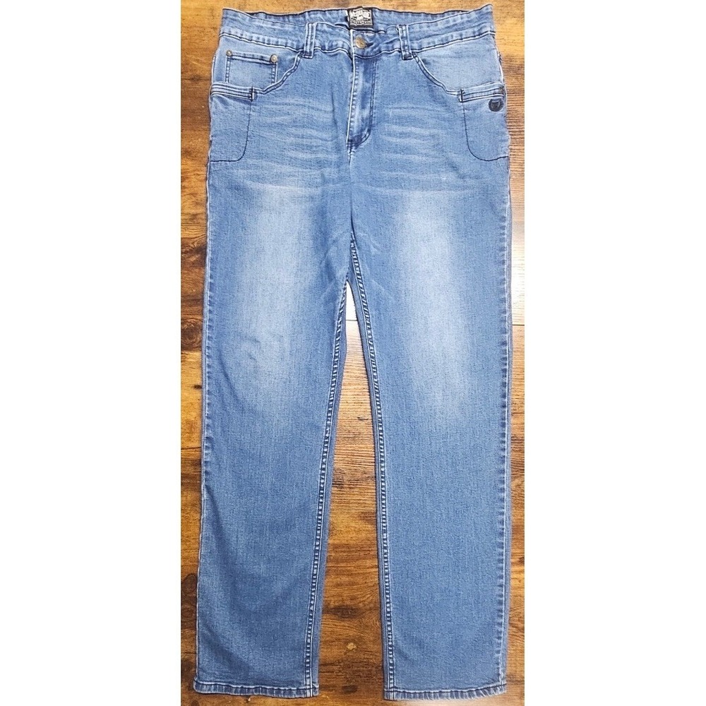 Tactical Distributors Men's 38x34 McQuade Lightweight Stretch Blue Slim Jeans